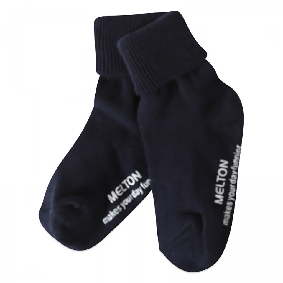 Navy basis strømper