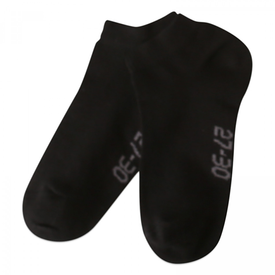 Sorte basis ankelstrømper