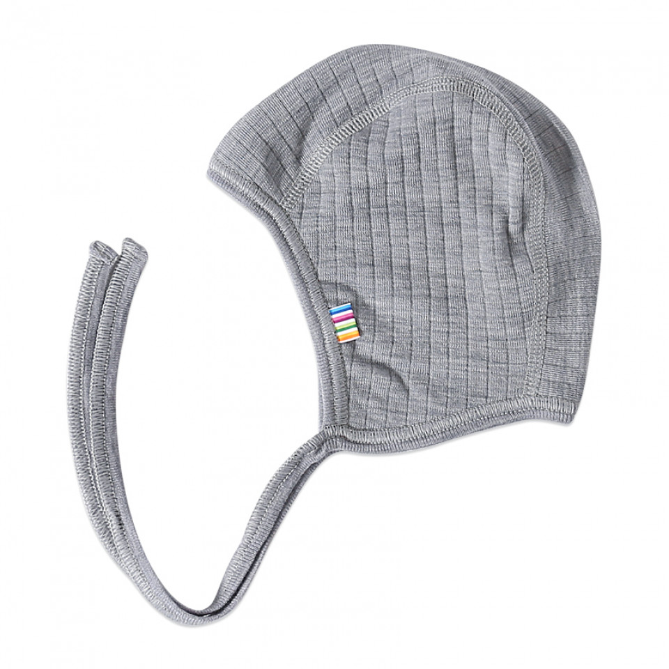 Grå uld babyhue