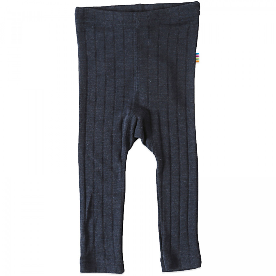 Navy uld/silke bukser