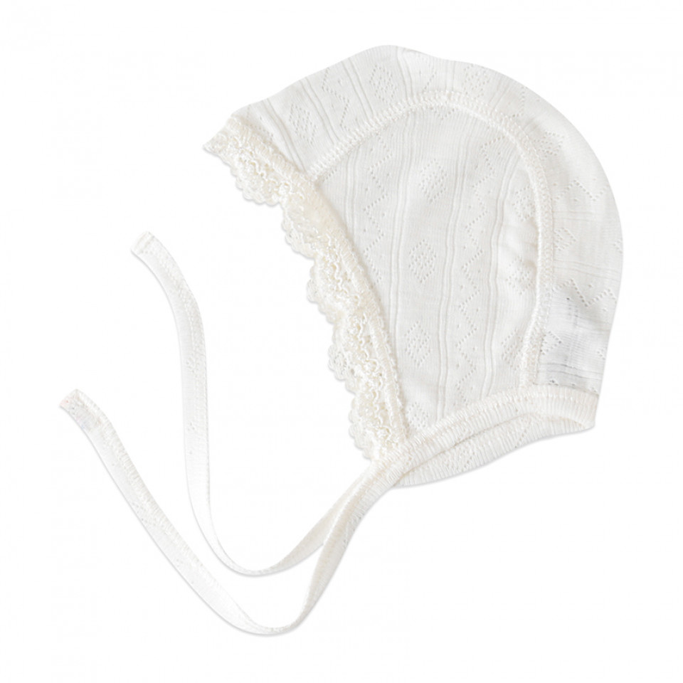 Offwhite uld/silke babyhue