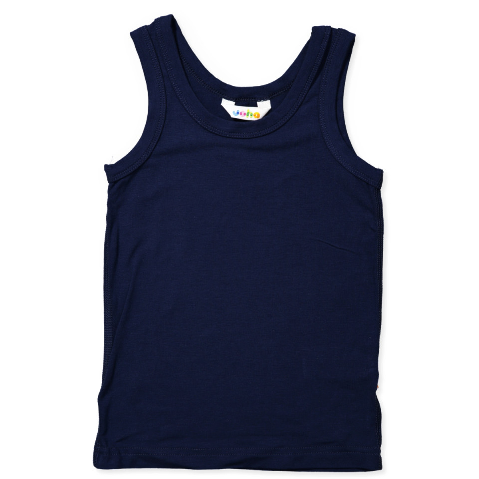Navy bambus undertrøje