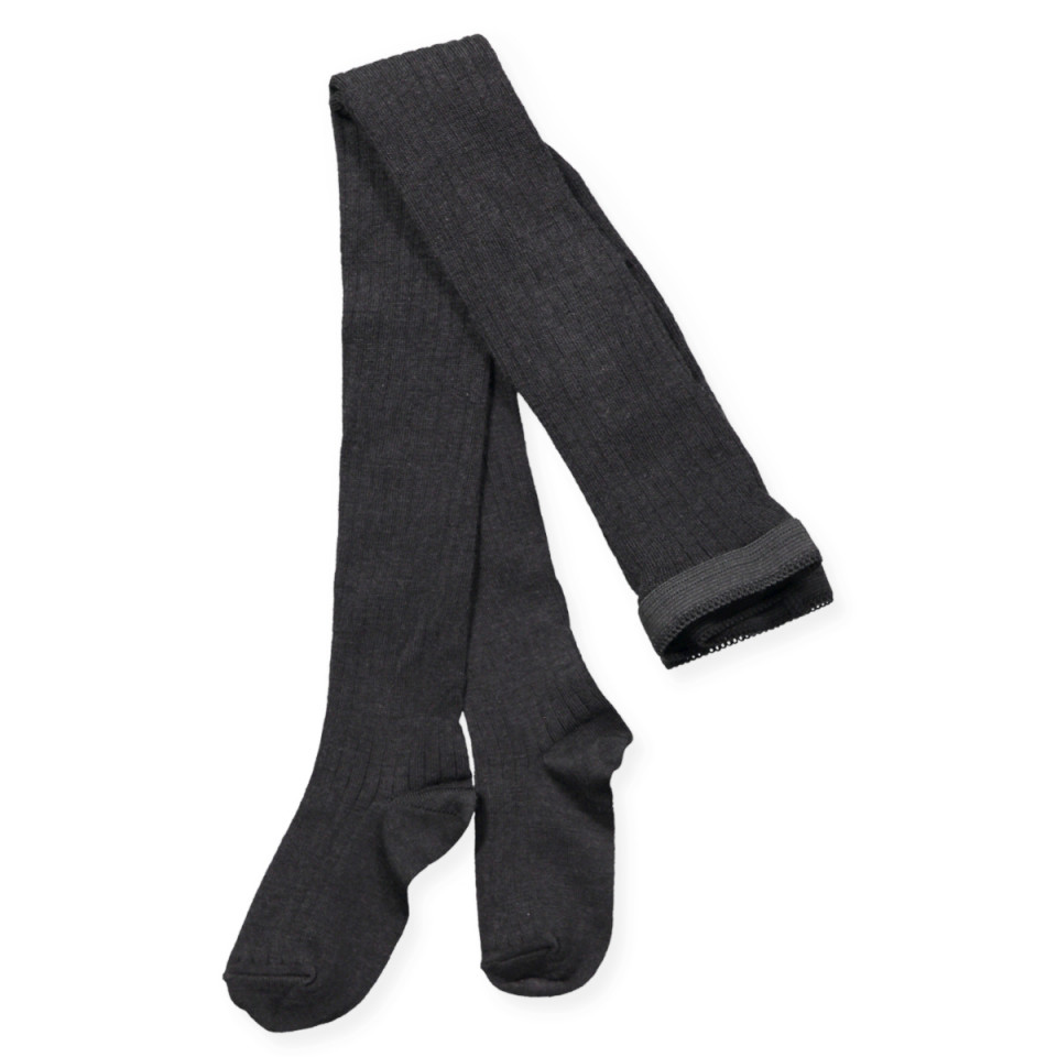 Sorte uld strømpebukser