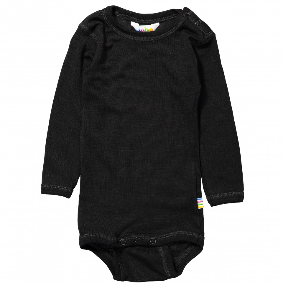 Sort uld/silke body