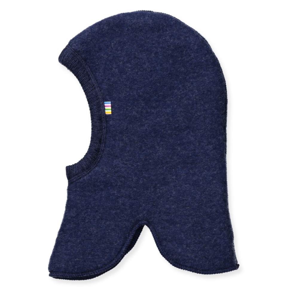 Blå uld fleece elefanthue