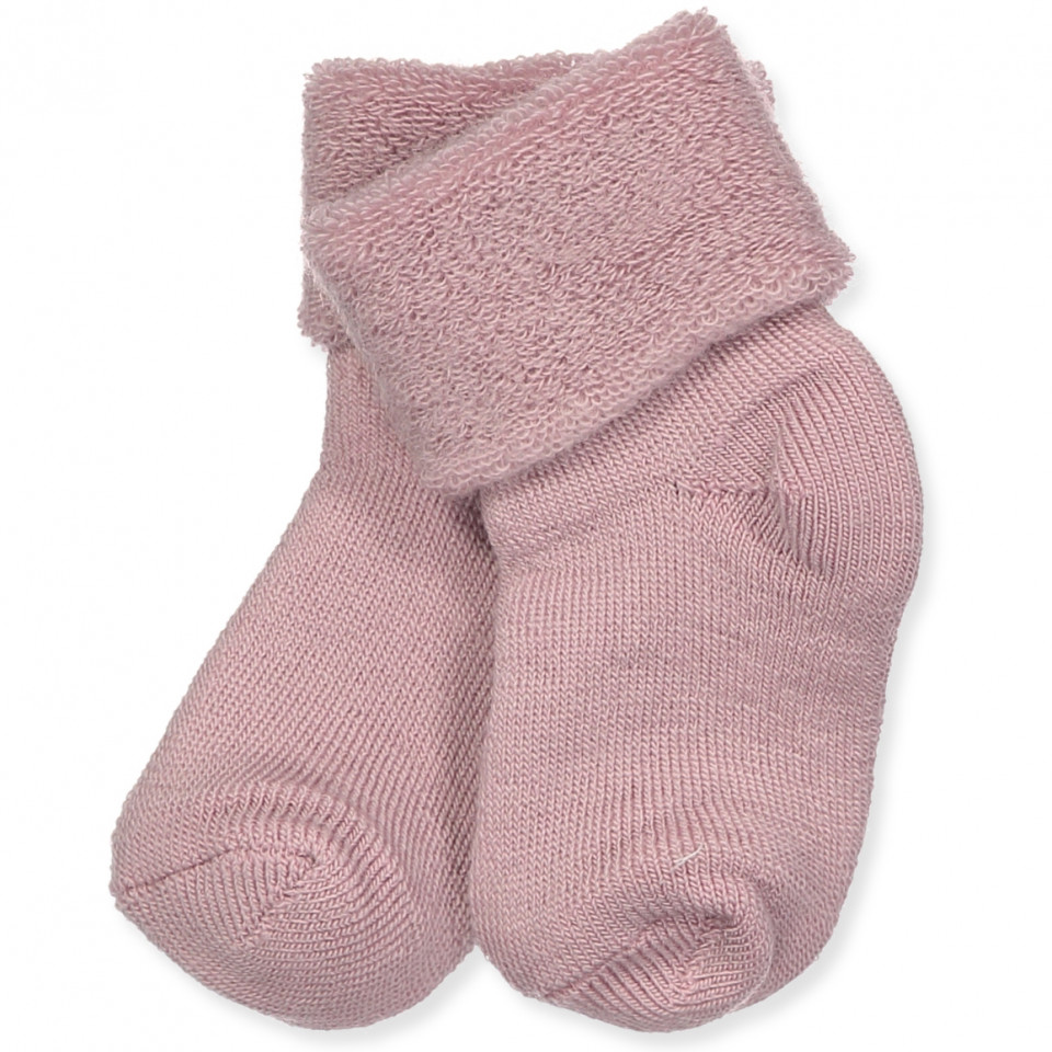 Woodrose baby uldstrømper