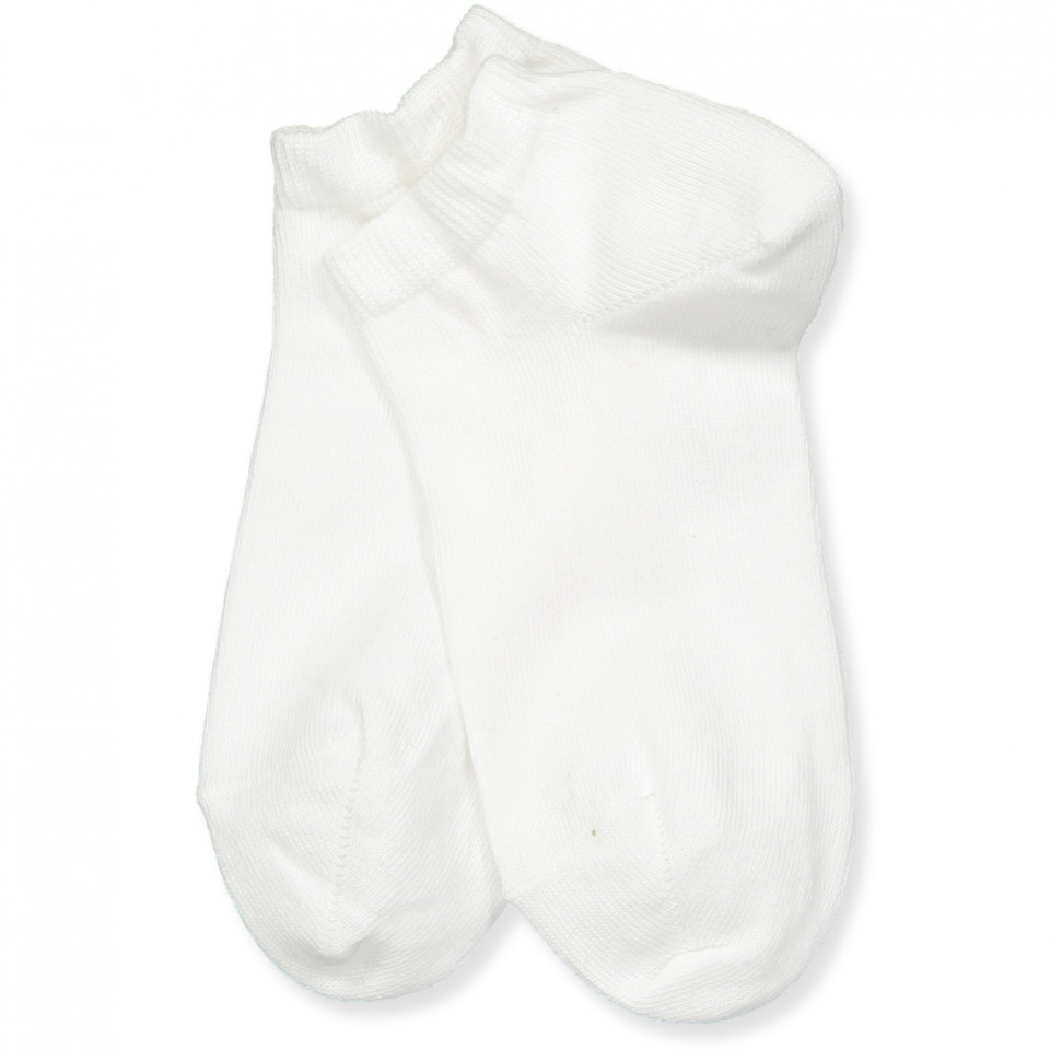 Hvide ankelstrømper
