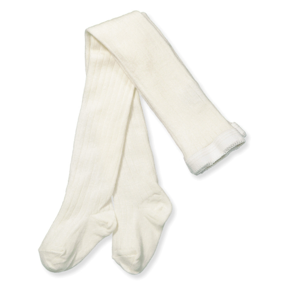 Snow white uld strømpebukser