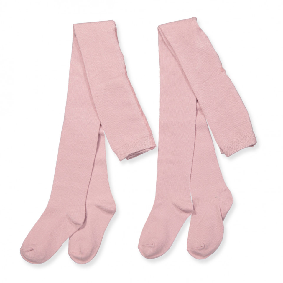 2 pak rosa strømpebukser