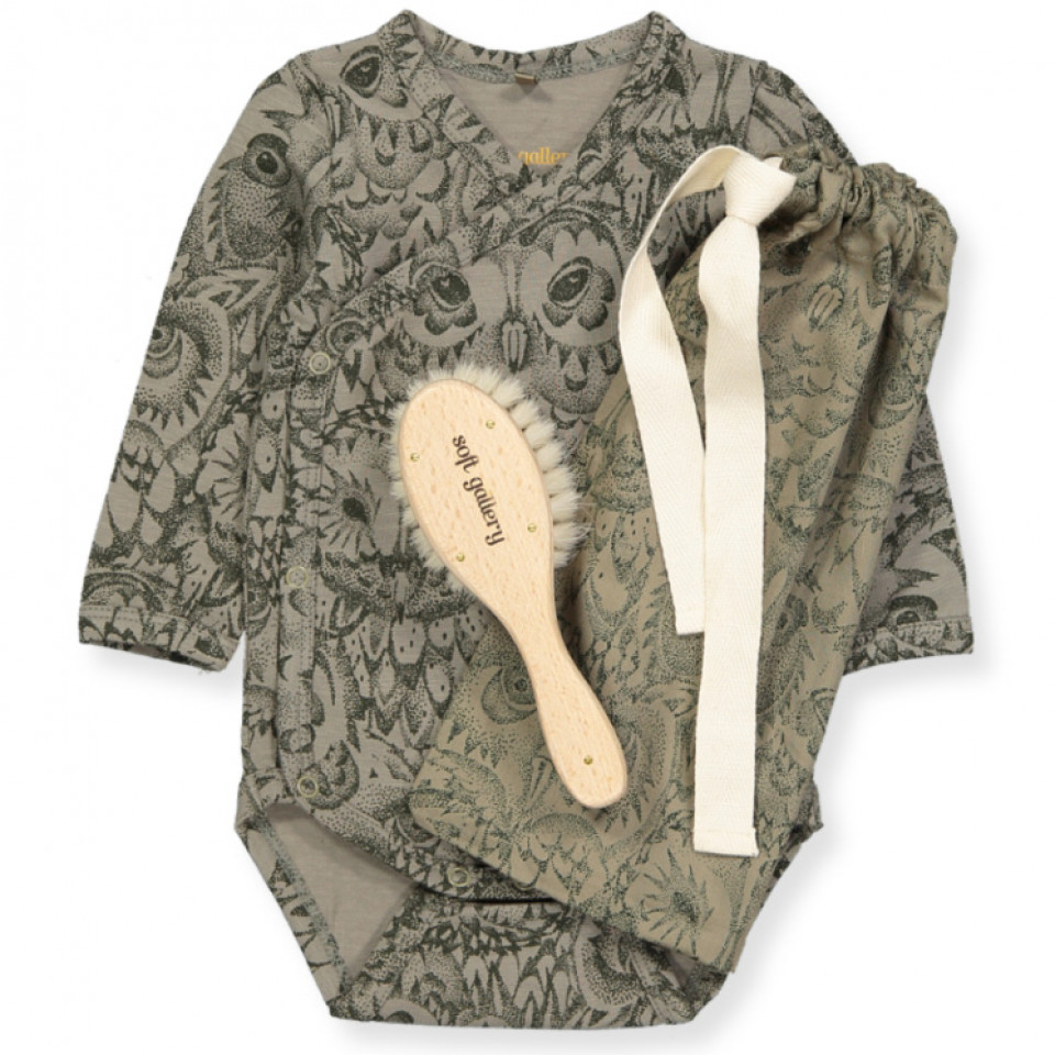 Organic Owl body og hårbørste