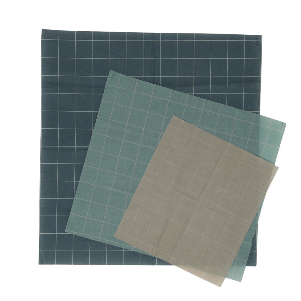 3 pak cotton wraps med bivoks