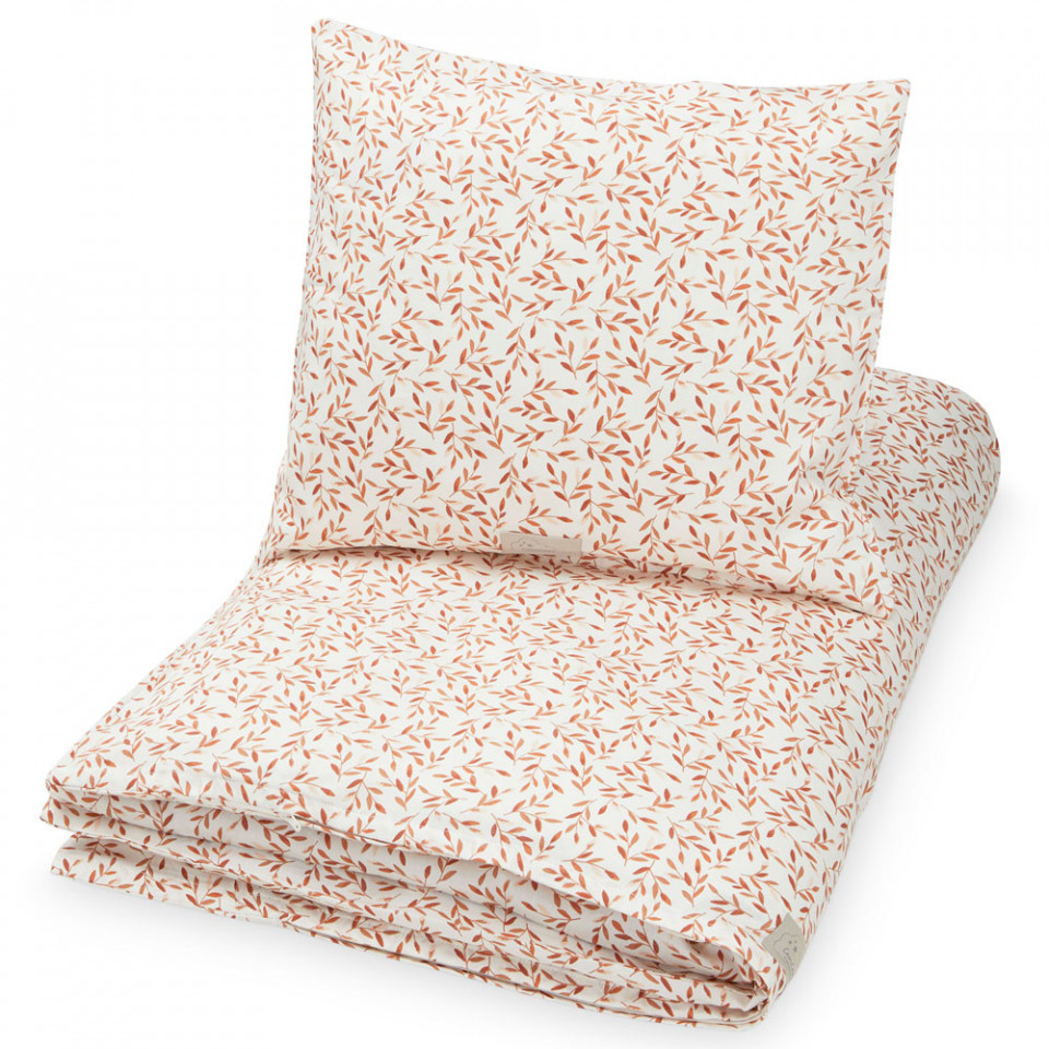 Organic caramel leaves sengetøj