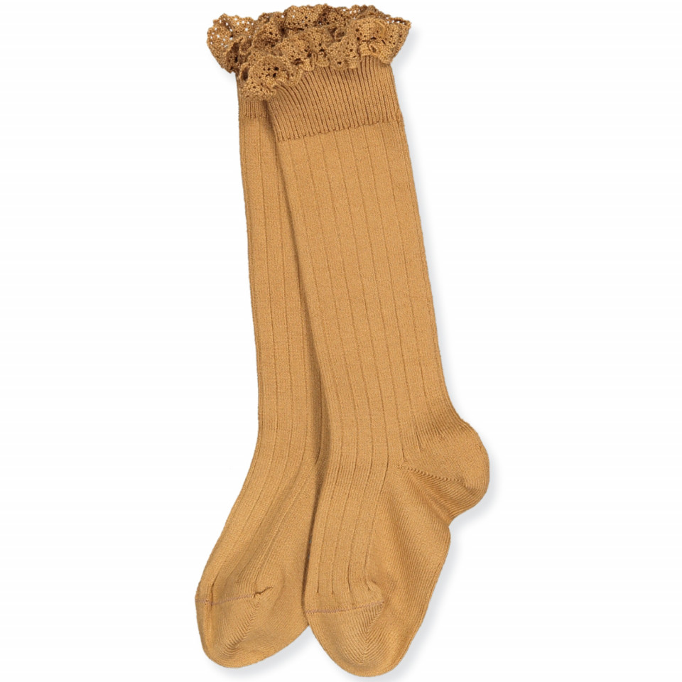 Joséphine lace knæstrømper