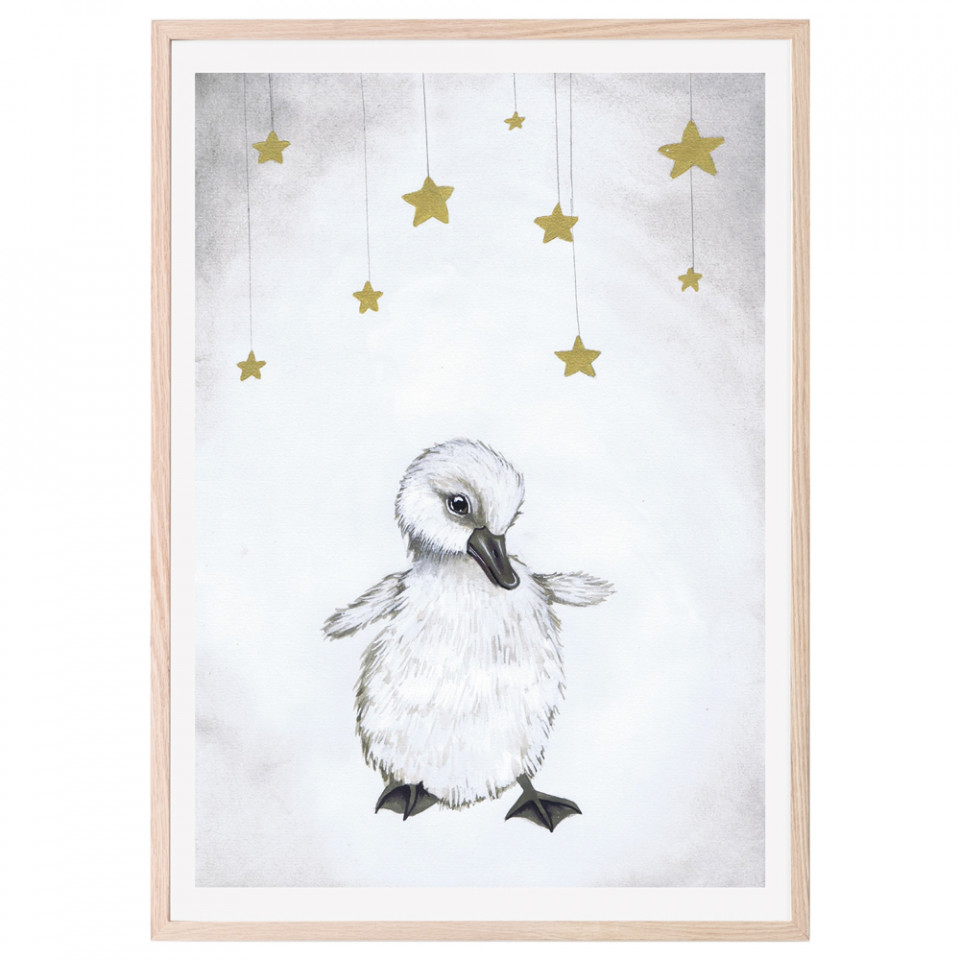 The beautiful duckling plakat 50x70 cm