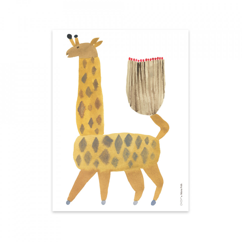 Noah Giraffe plakat - 30x40 cm