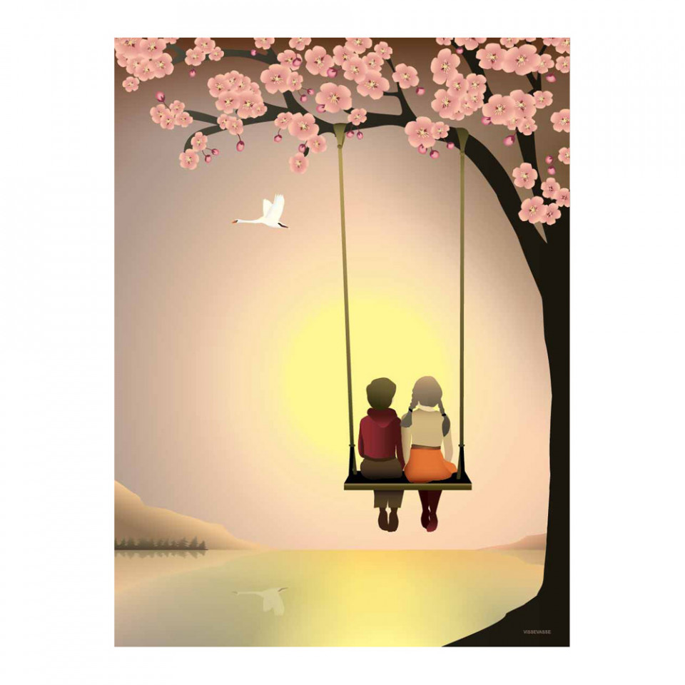 Sunset with you plakat - 30x40 cm