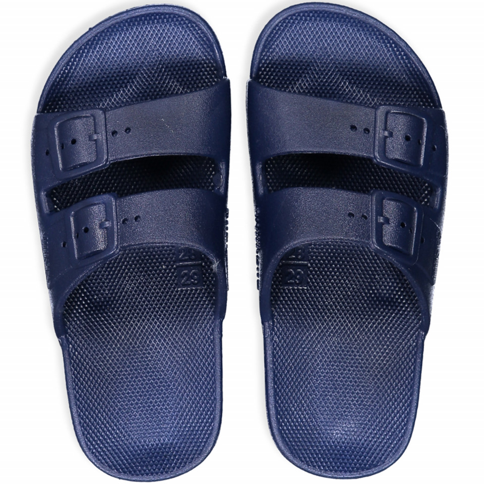 Navy badesandaler