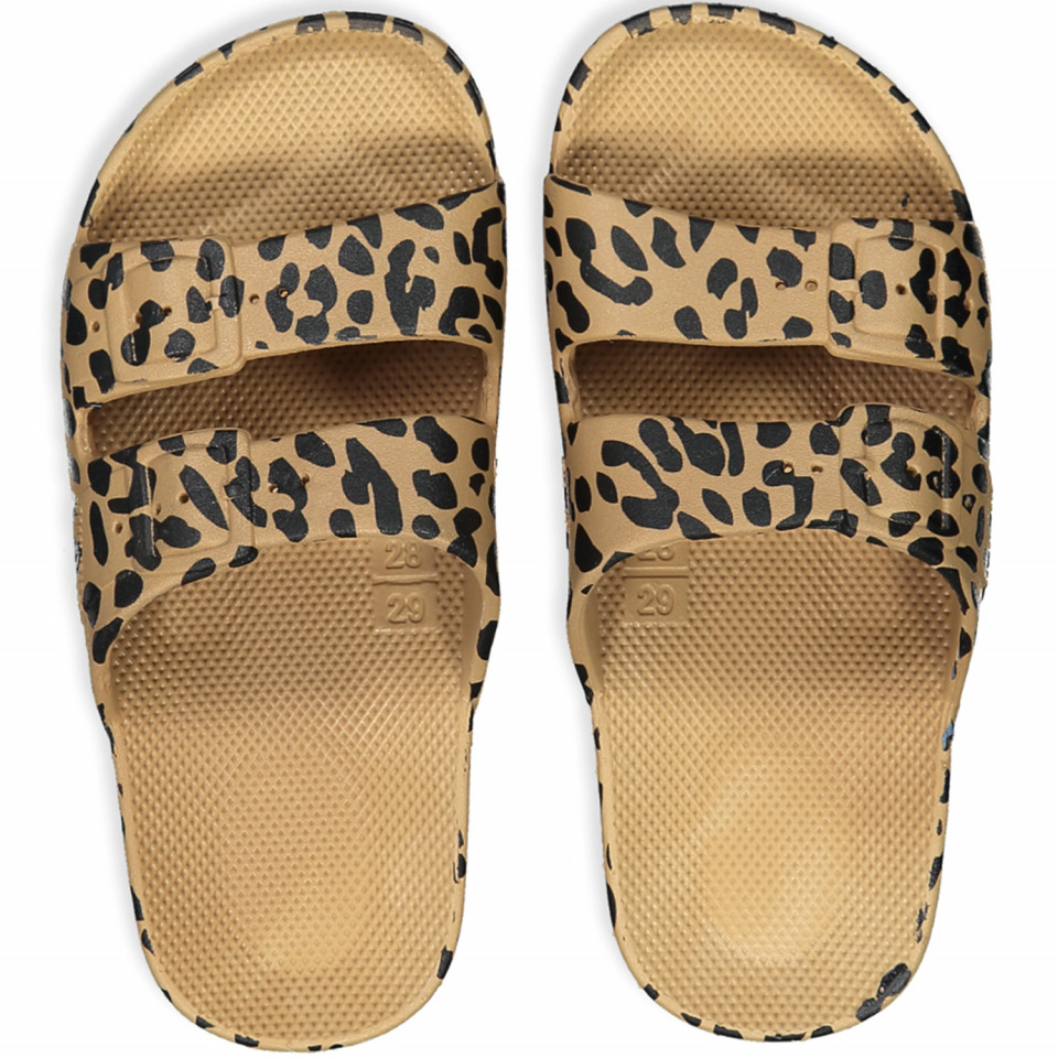 Leo camel badesandaler