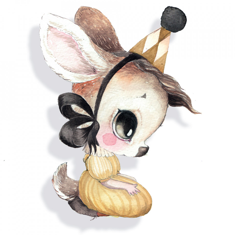 Miss Stella wallsticker