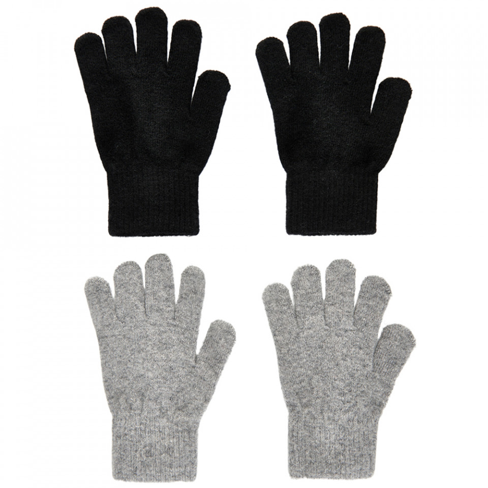 2 pak uld fingervanter