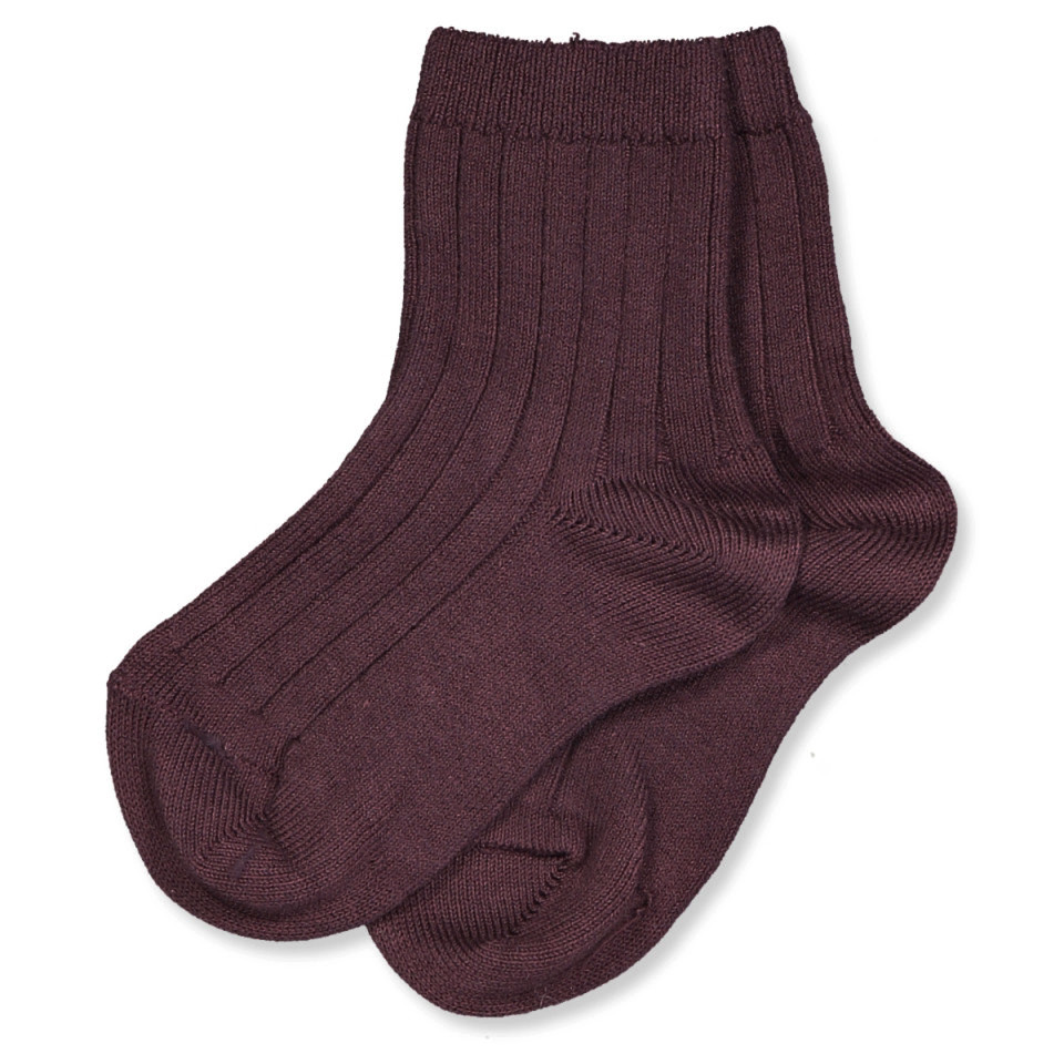 Burdeaux rib strømper
