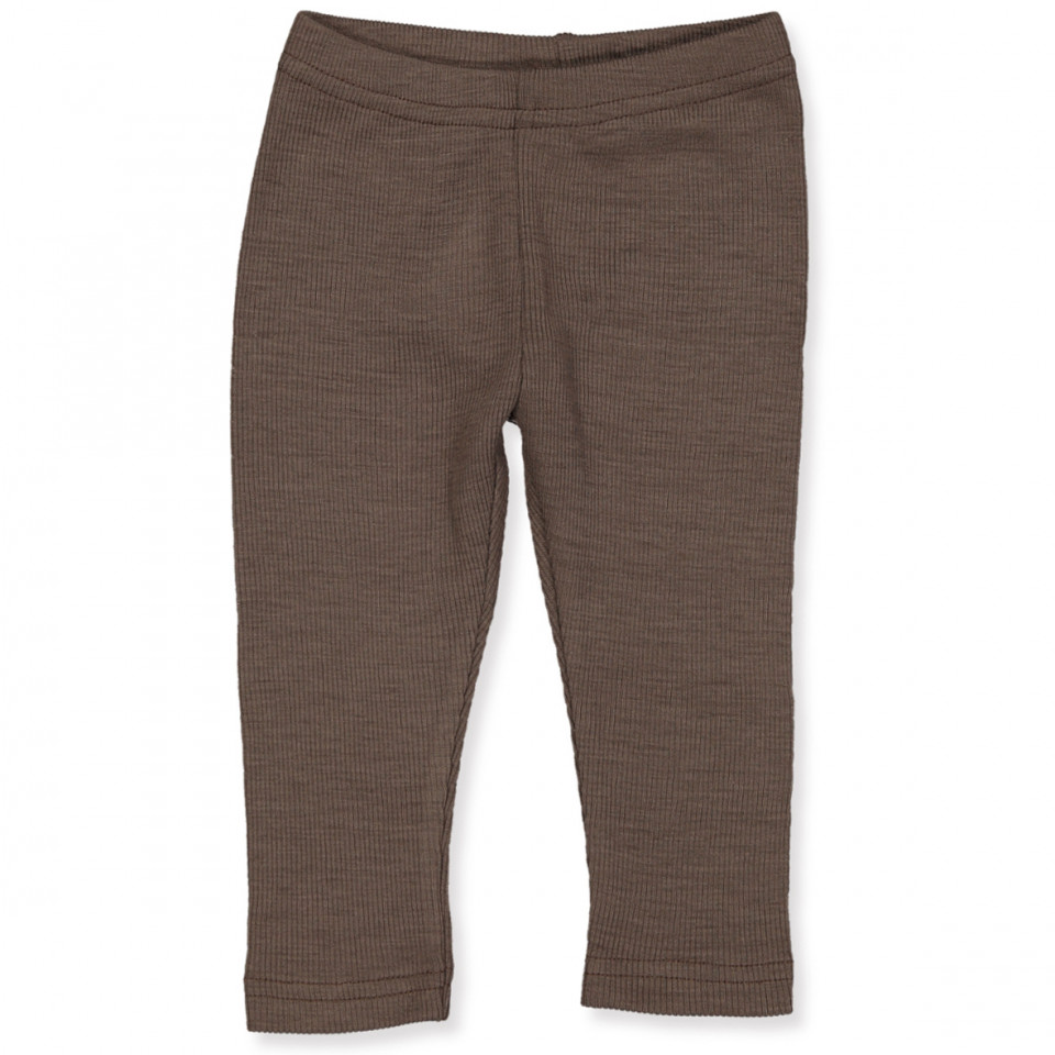 Terre uld rib leggings