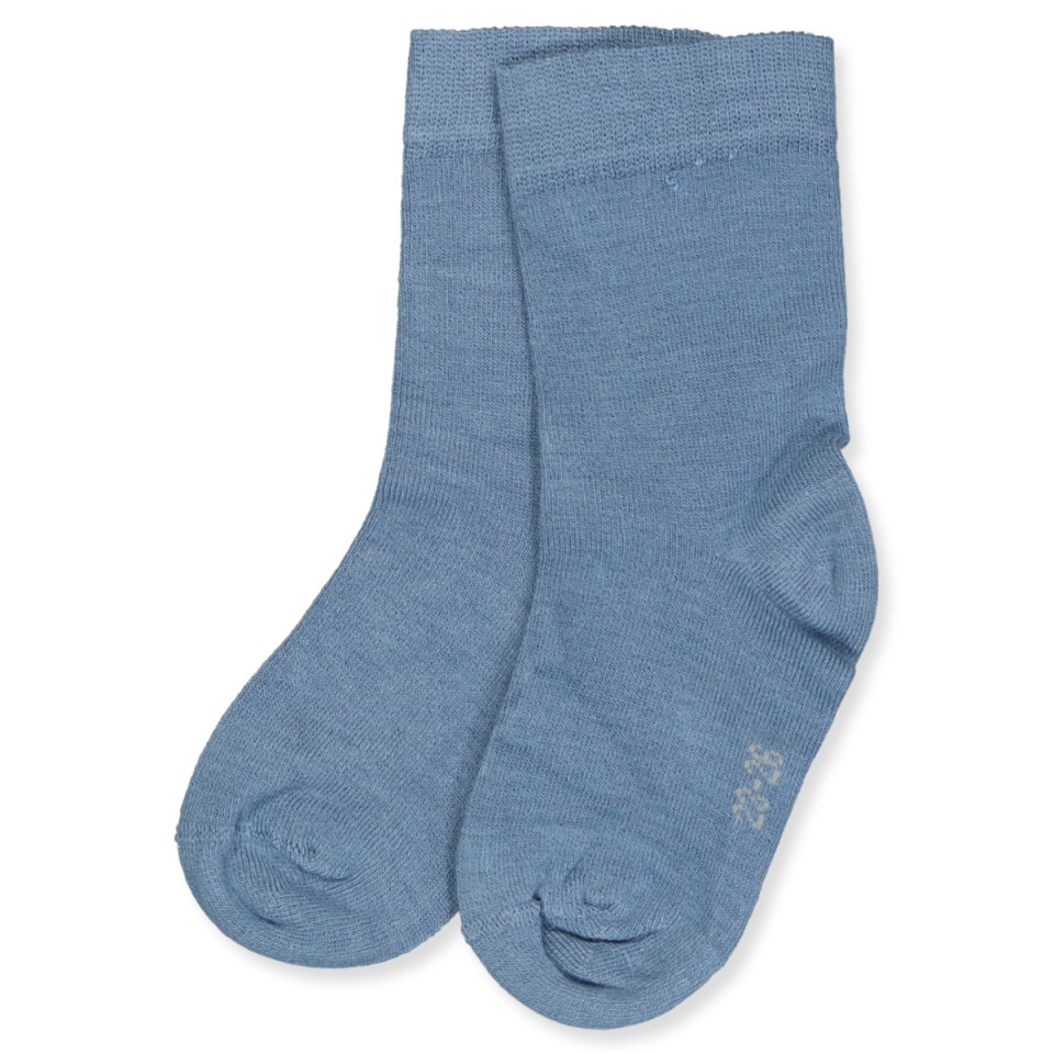 Blå bambus strømper