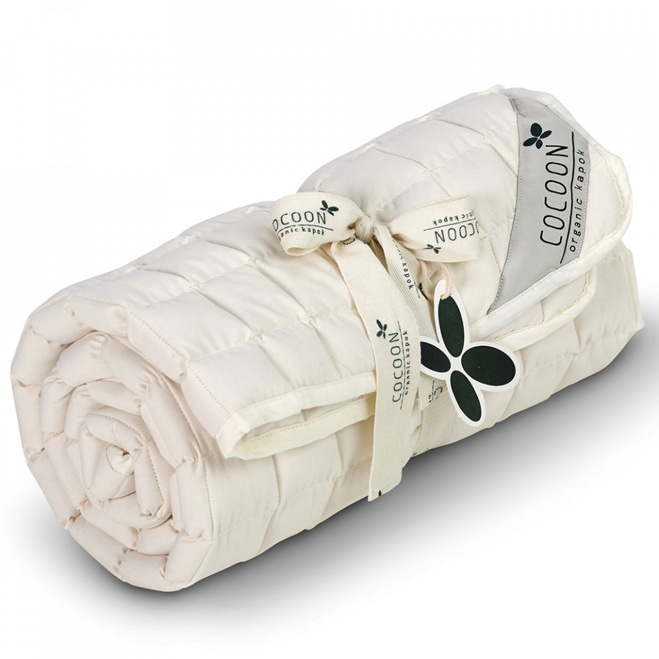 Kapok baby rullemadras 60x120 cm