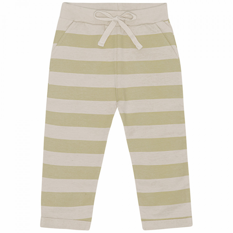 Organic stribet bukser