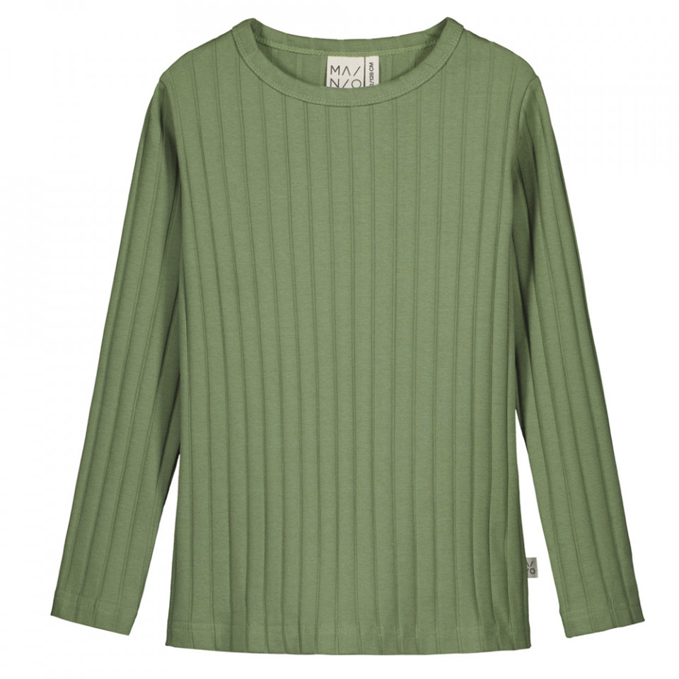Organic rib bluse