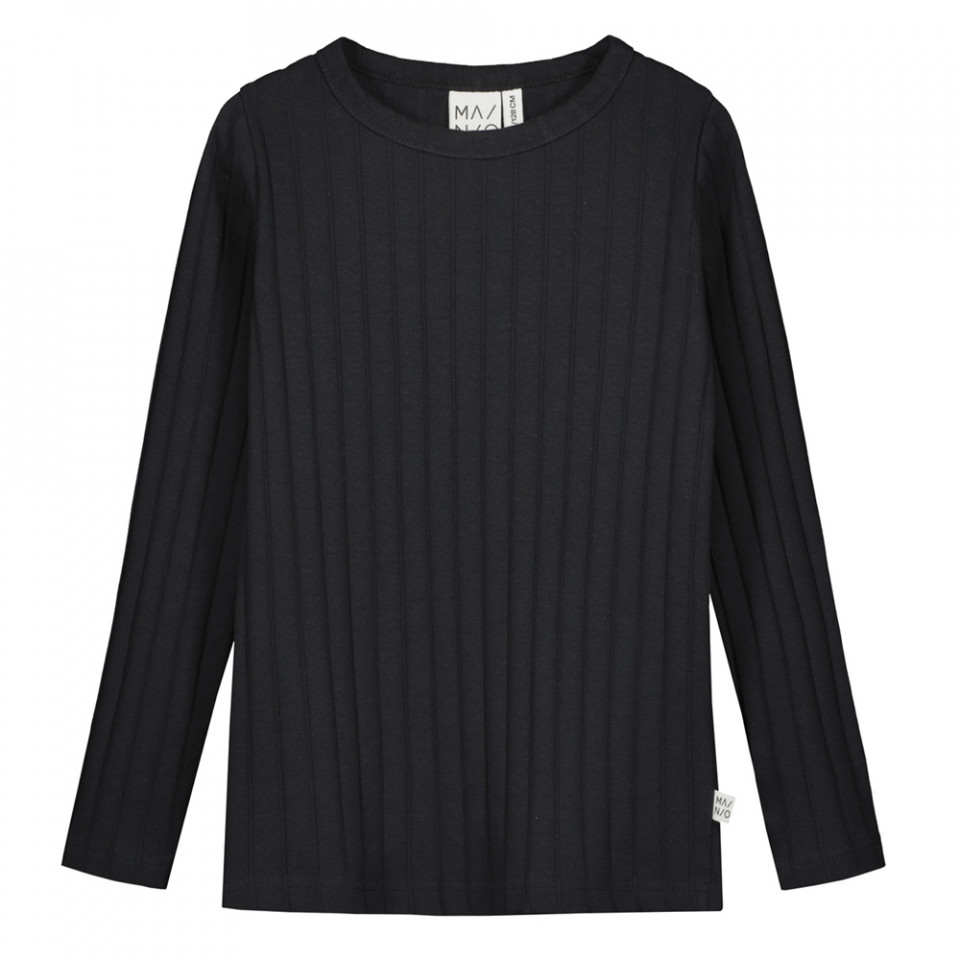 Organic rib bluse