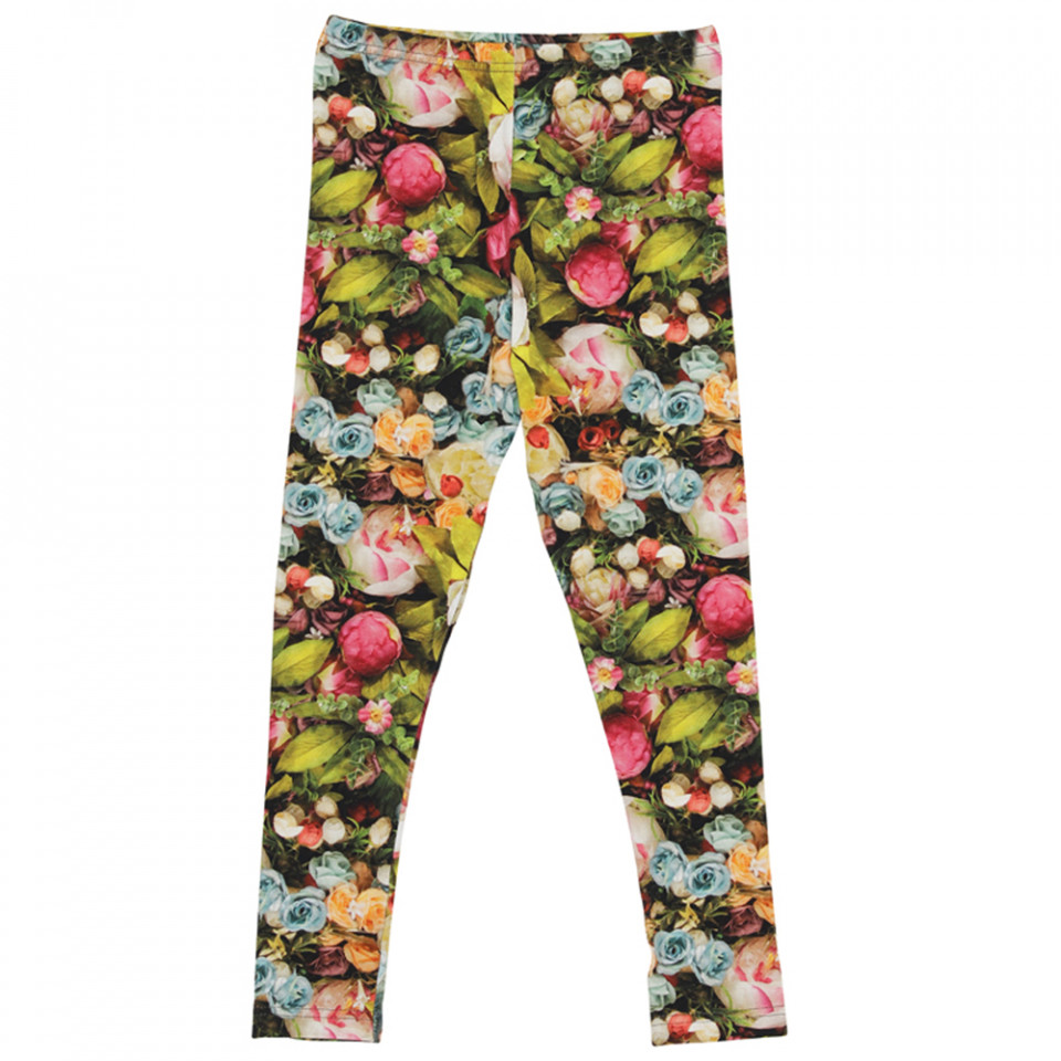 Blomstret leggings
