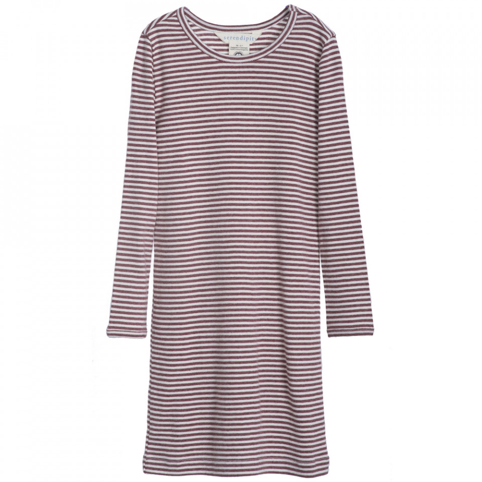 Organic stribet kjole