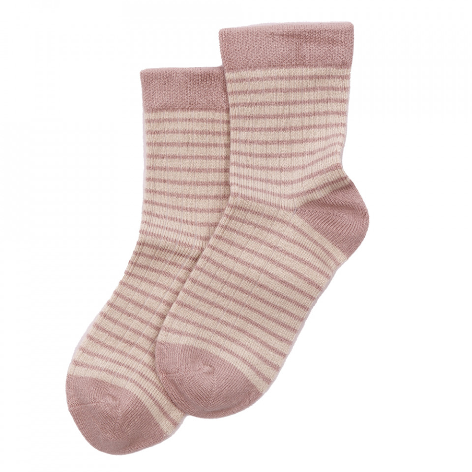 Stribede bambus strømper