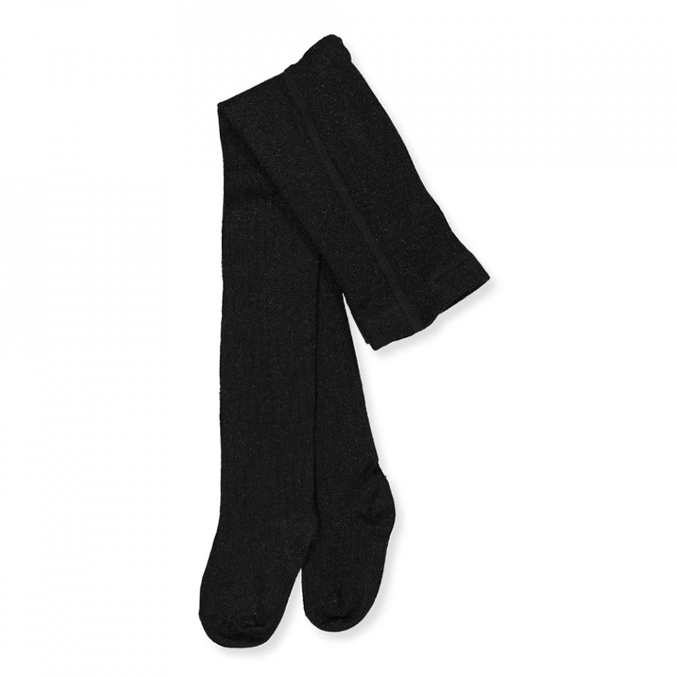 Glitter rib strømpebukser