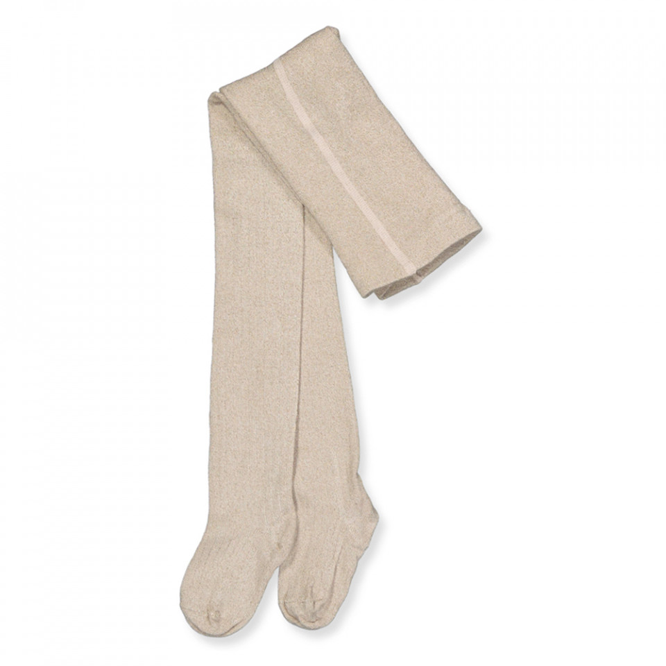 Glitter rib strømpebukser