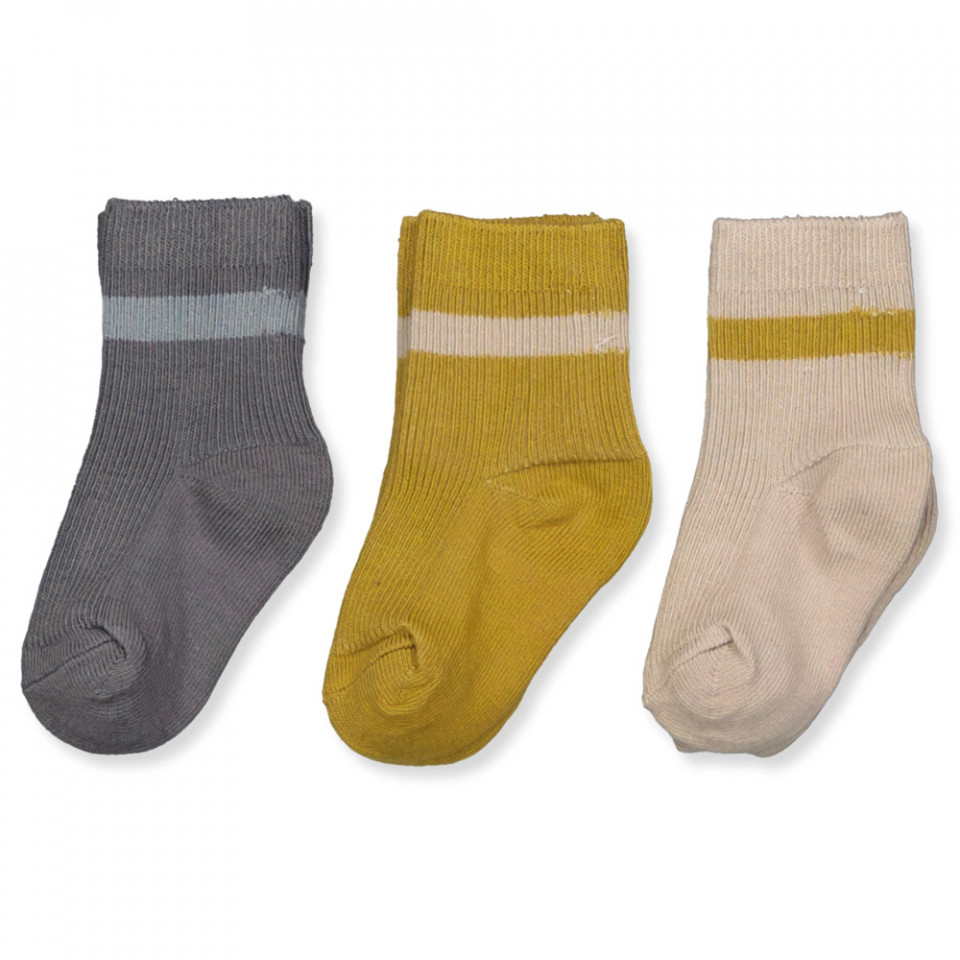 3 pak Elove rib strømper