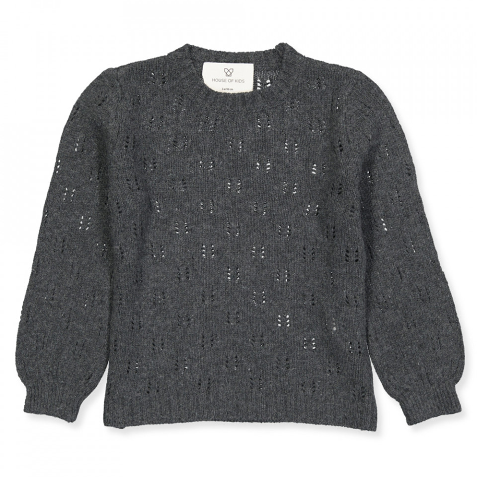 Sandnes pointelle bluse