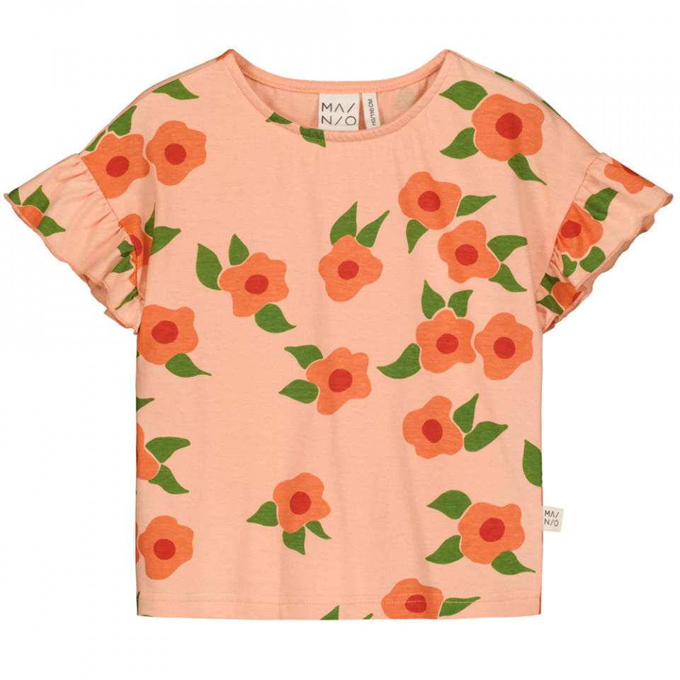Organic Midsummer rose t-shirt