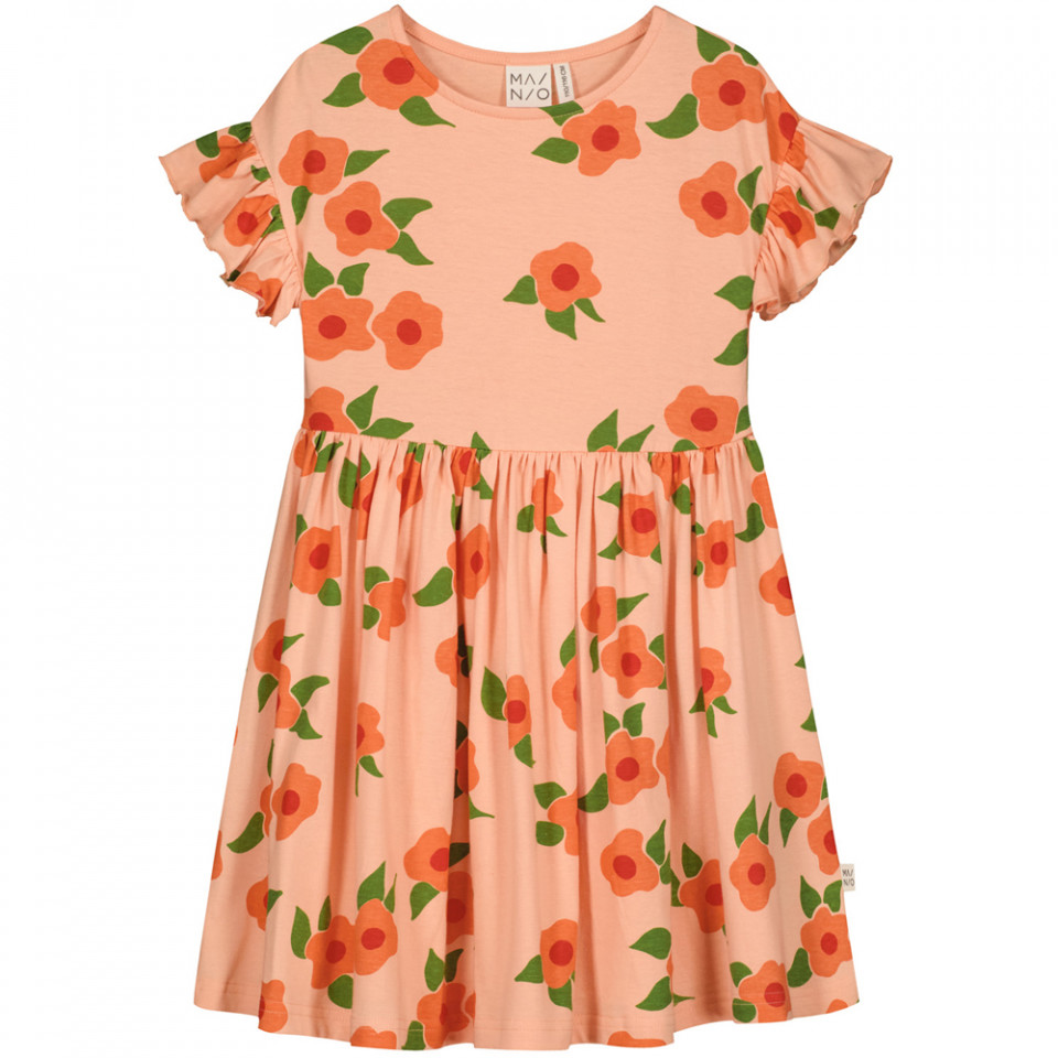 Organic Midsummer rose kjole