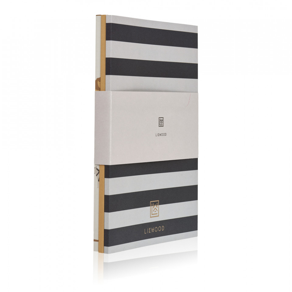 3 pak A5 Sidney notesbøger