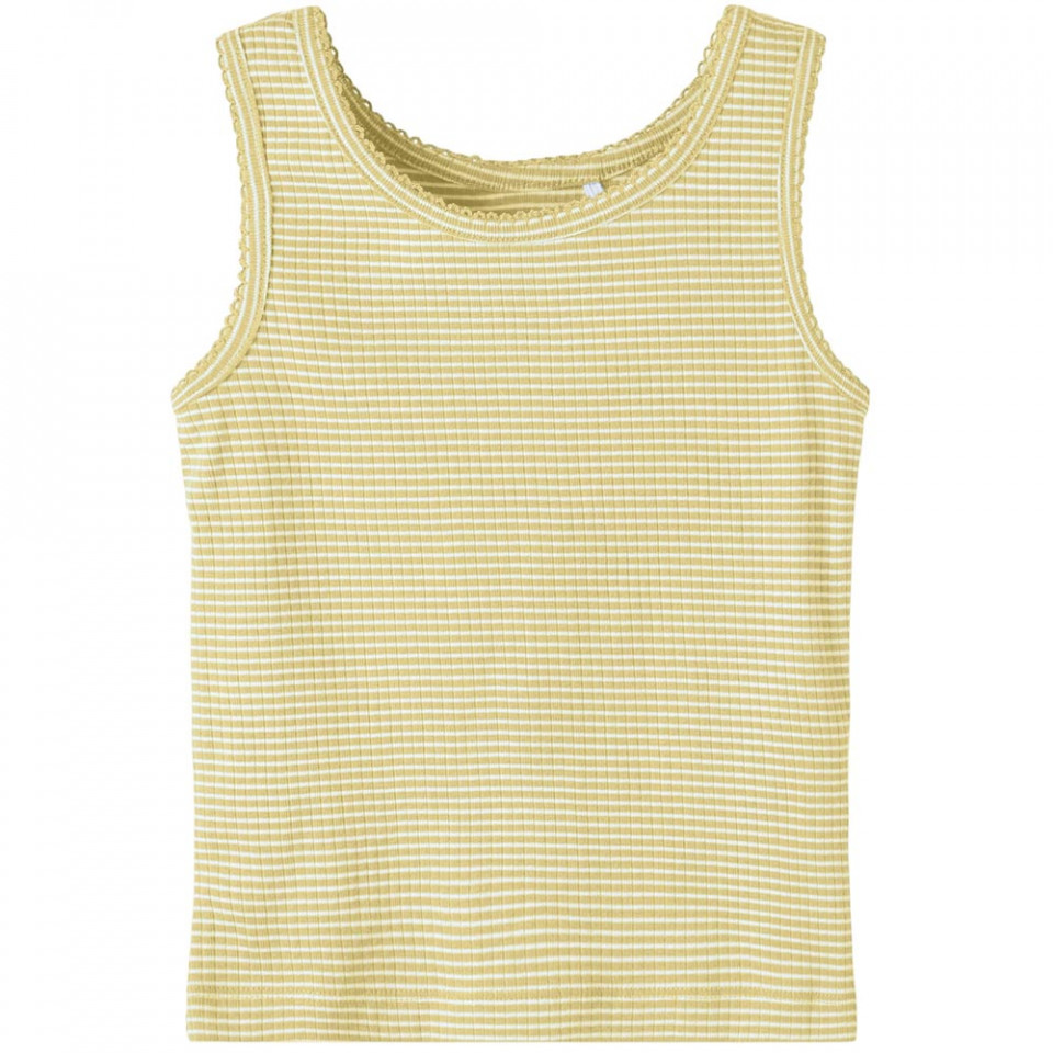 Friluca stribet rib top