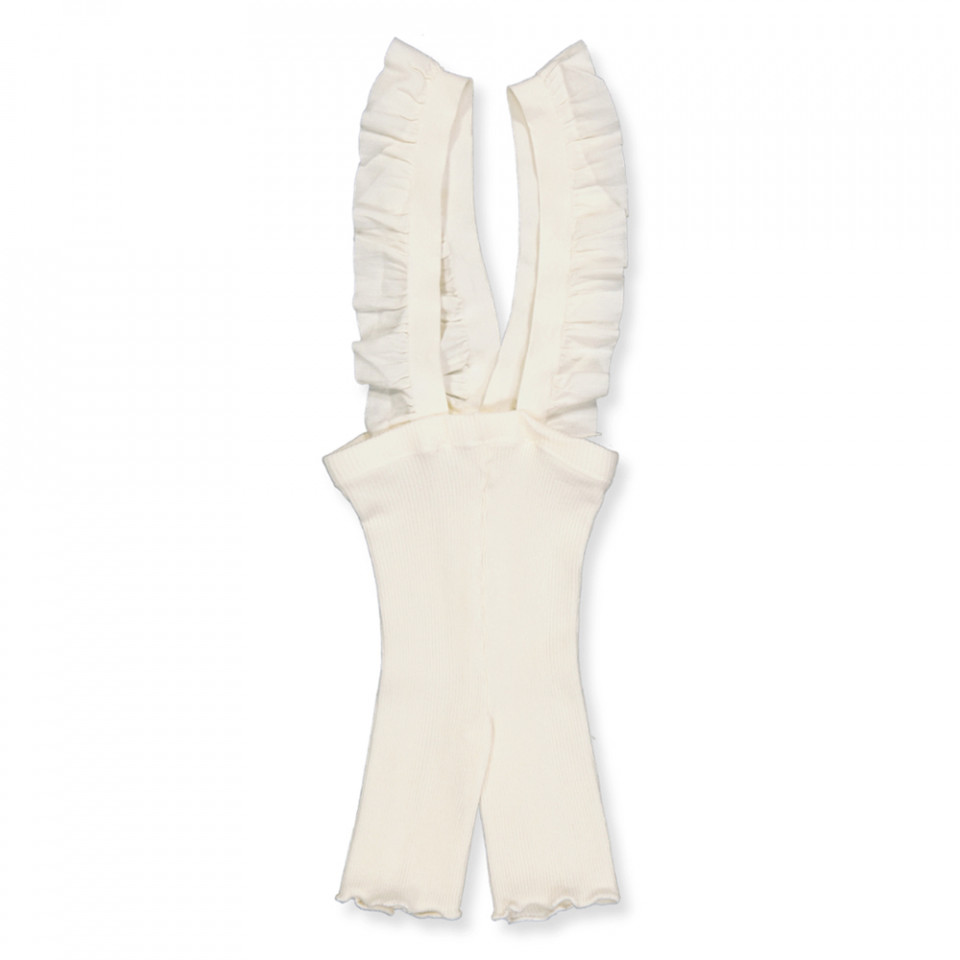 Flæse rib shorts med seler