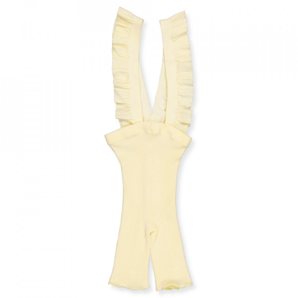 Flæse rib shorts med seler