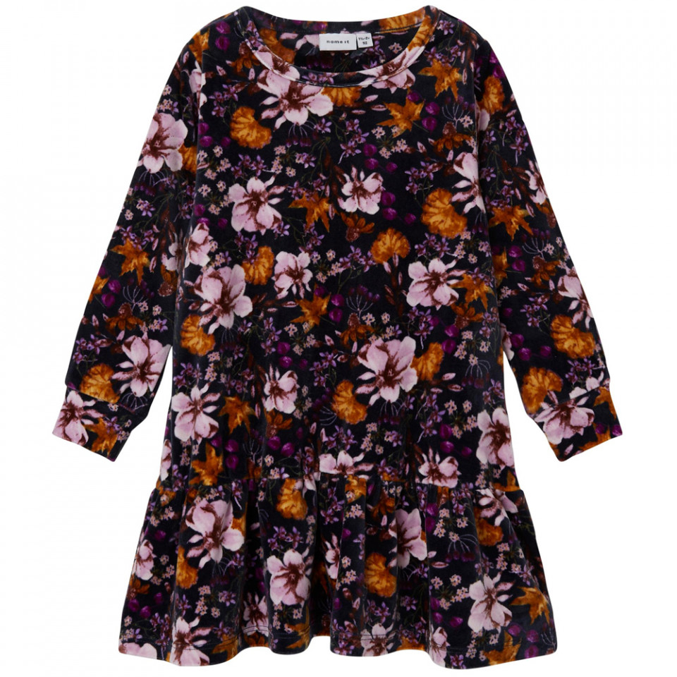 Restanne velourkjole