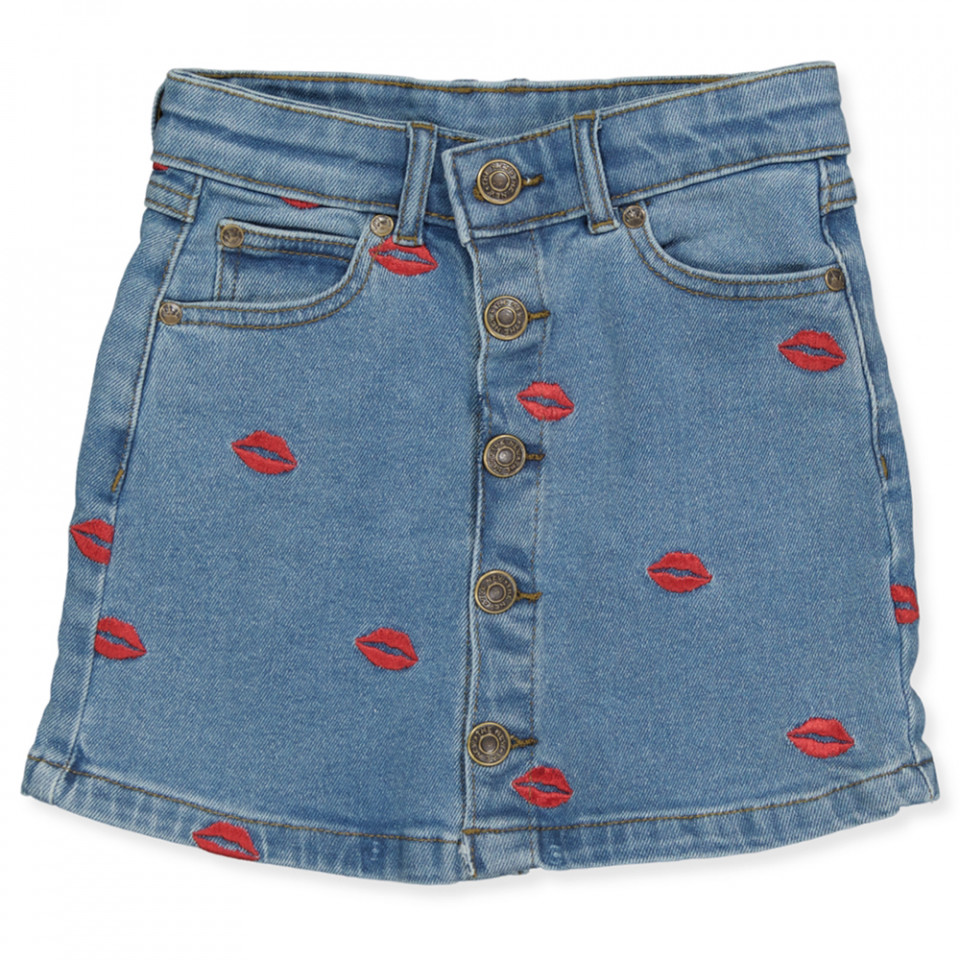 TNLips denimnederdel