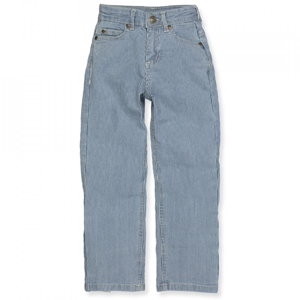 Stribet jeans