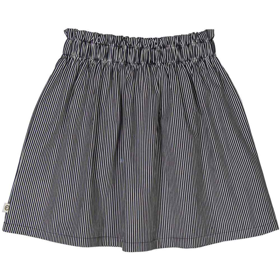 Organic stribet nederdel