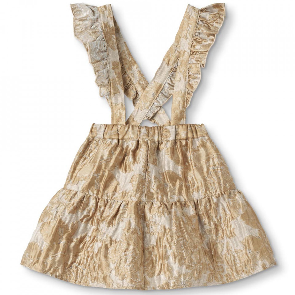 Schimmer nederdel med seler