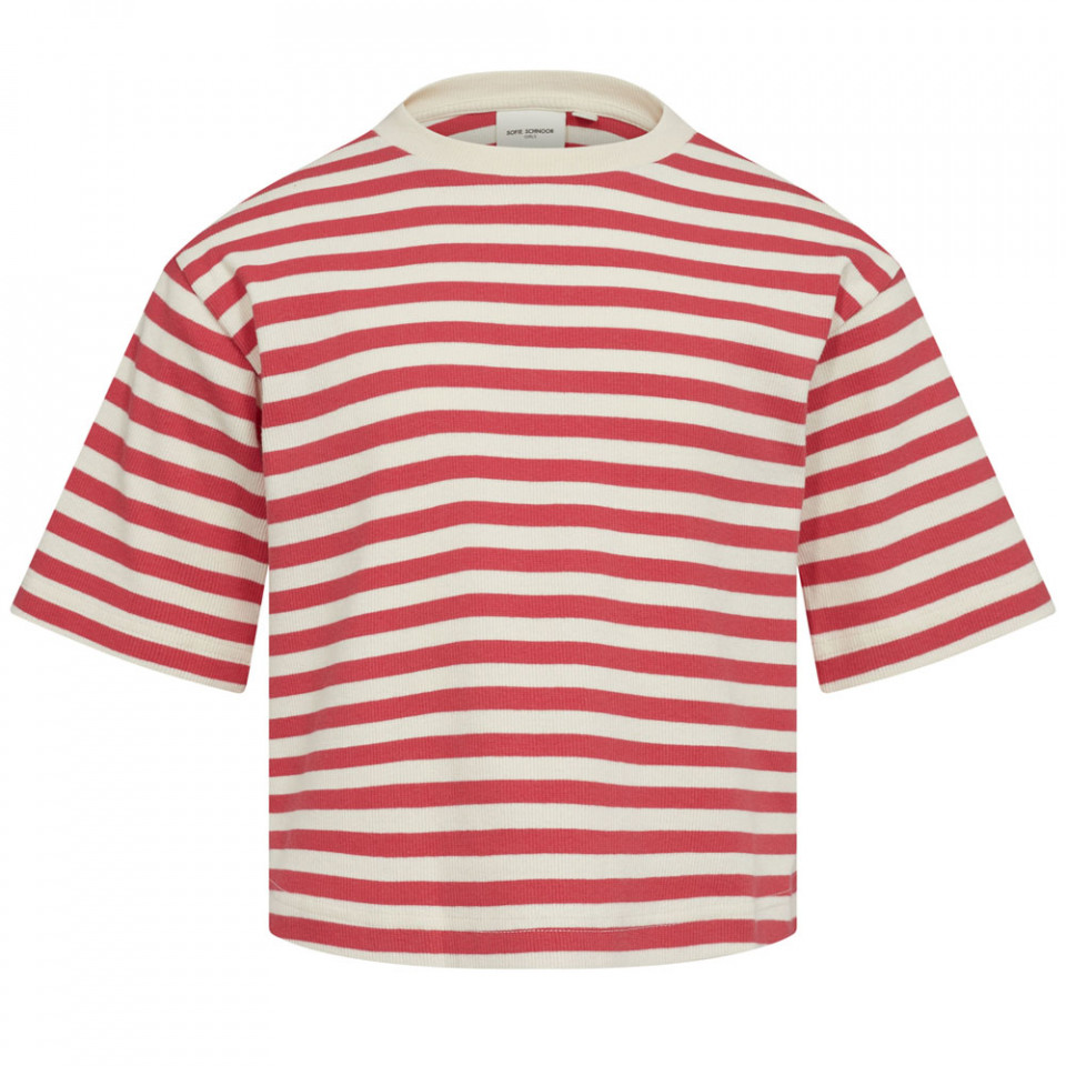 Organic stribet t-shirt